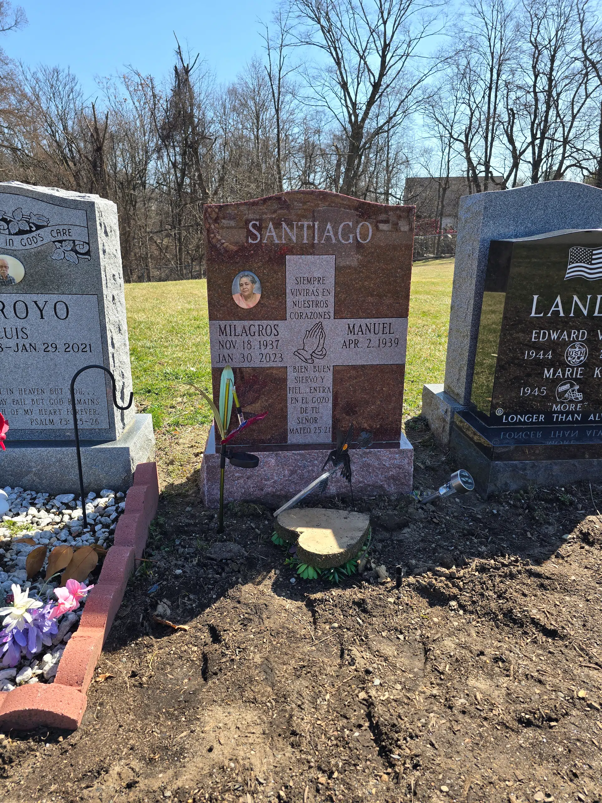 Granite Headstone hand-carved by Memorial Guide in NJ — image 3
