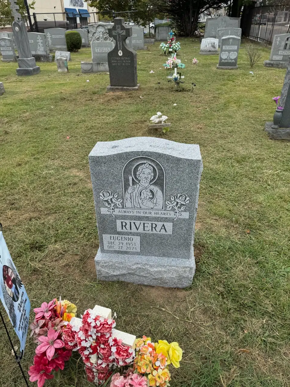 Granite Headstone hand-carved by Memorial Guide in NJ — image 4