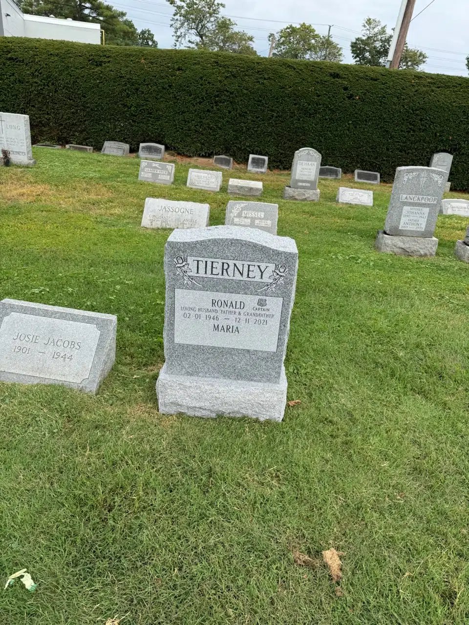 Granite Headstone hand-carved by Memorial Guide in NJ — image 5